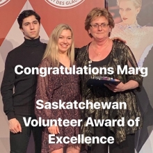 This Lady has given much to our sport! Congratulations Marg! We appreciate all that you do! #volunteerexcellenceaward #skskate