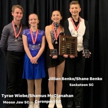 Pre Novice Ice Dance 2020 Skate Canada Saskatchewan Sectional Champions presented by Lyle Schill Construction