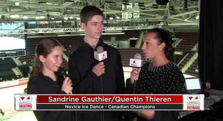 #CTNats20: Sandrine Gauthier / Quentin Thieren (QC) (Gold/O r- Novice Ice Dance/ Danse sur glace)